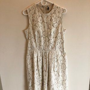 Cream Lace Dress